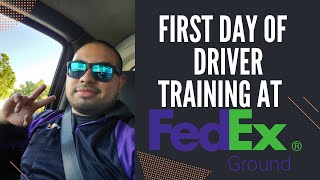 New Job! My First Day of Driver Training at FedEx Ground