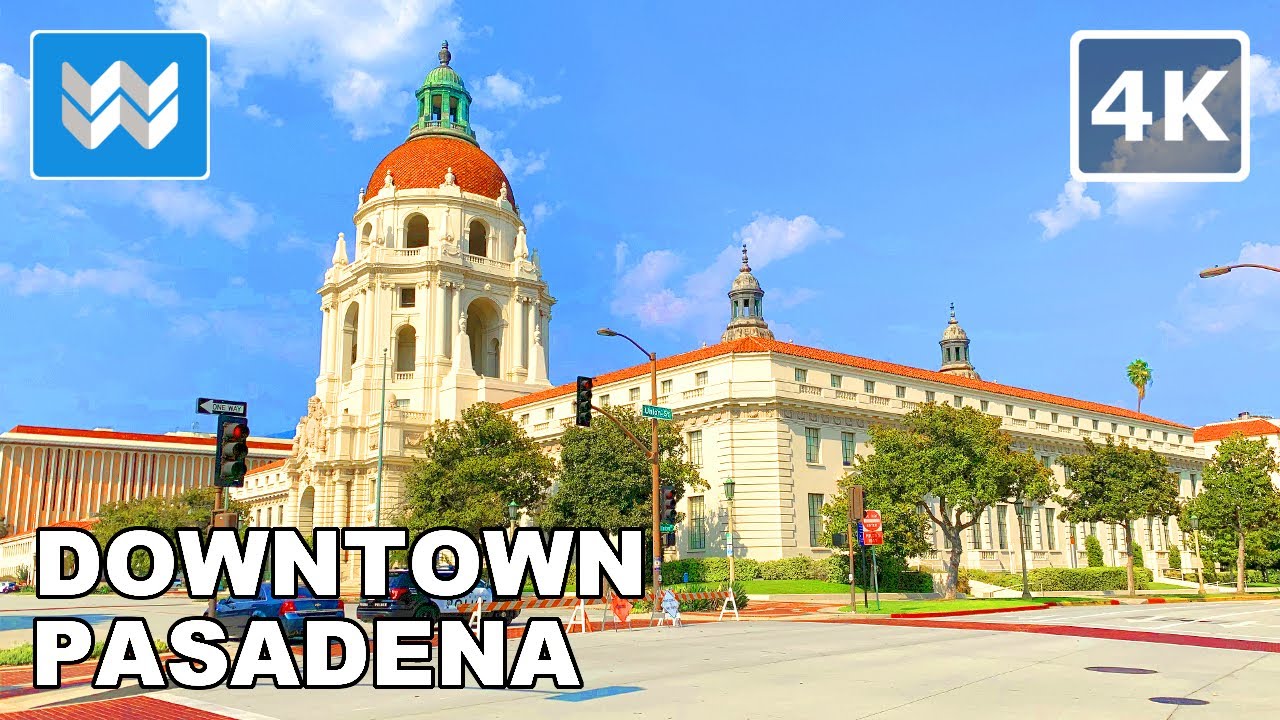 Immersive street-level walking tour through Pasadena, CA, United States, showcasing authentic urban landscapes, local architecture, and the vibrant atmosphere of the city's neighborhoods
