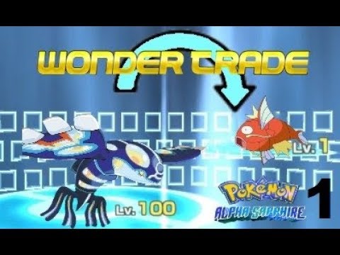 Pokemon Alpha Sapphire Wonder Trade Only Challenge! Episode 1