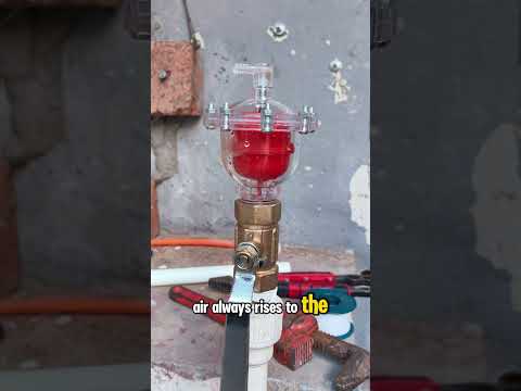Why should the air release valve be installed at the highest point of the water pipe?