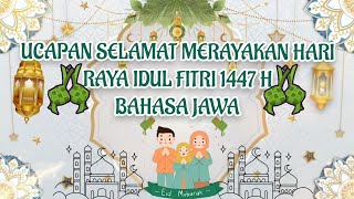 Download lagu Happy Eid al-Fitr 1447 H Greetings in Javanese mp3