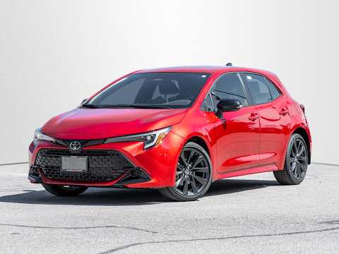2026 Toyota Corolla Hatchback CVT in Finish Line Red for sale at Jackson's Toyota in Barrie, ON