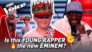 This 12-Year-Old wants to be the next RAP SUPERSTAR! ✌️🔥 | The Voice Kids