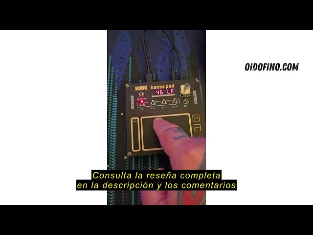 Vídeo relacionado con Korg Nu:Tekt NTS-3 KAOSS Pad DIY Kit - Sintetizador de Efectos Programable