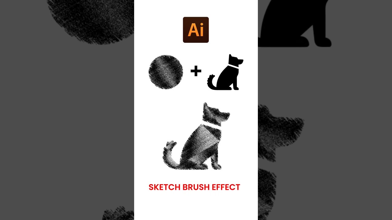 How to Create a Sketch Brush Effect on Any Object in Adobe Illustrator