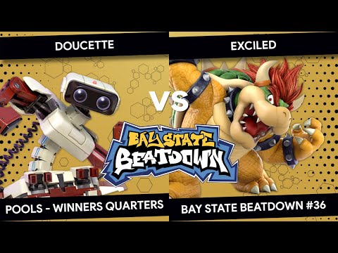 Bay State Beatdown 36 - Doucette (R.O.B.) vs Exciled (Bowser) - Pools - Winners Quarters