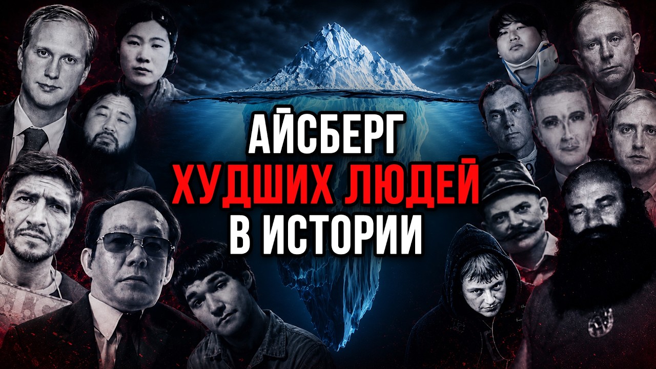 Айсберг худших людей в истории