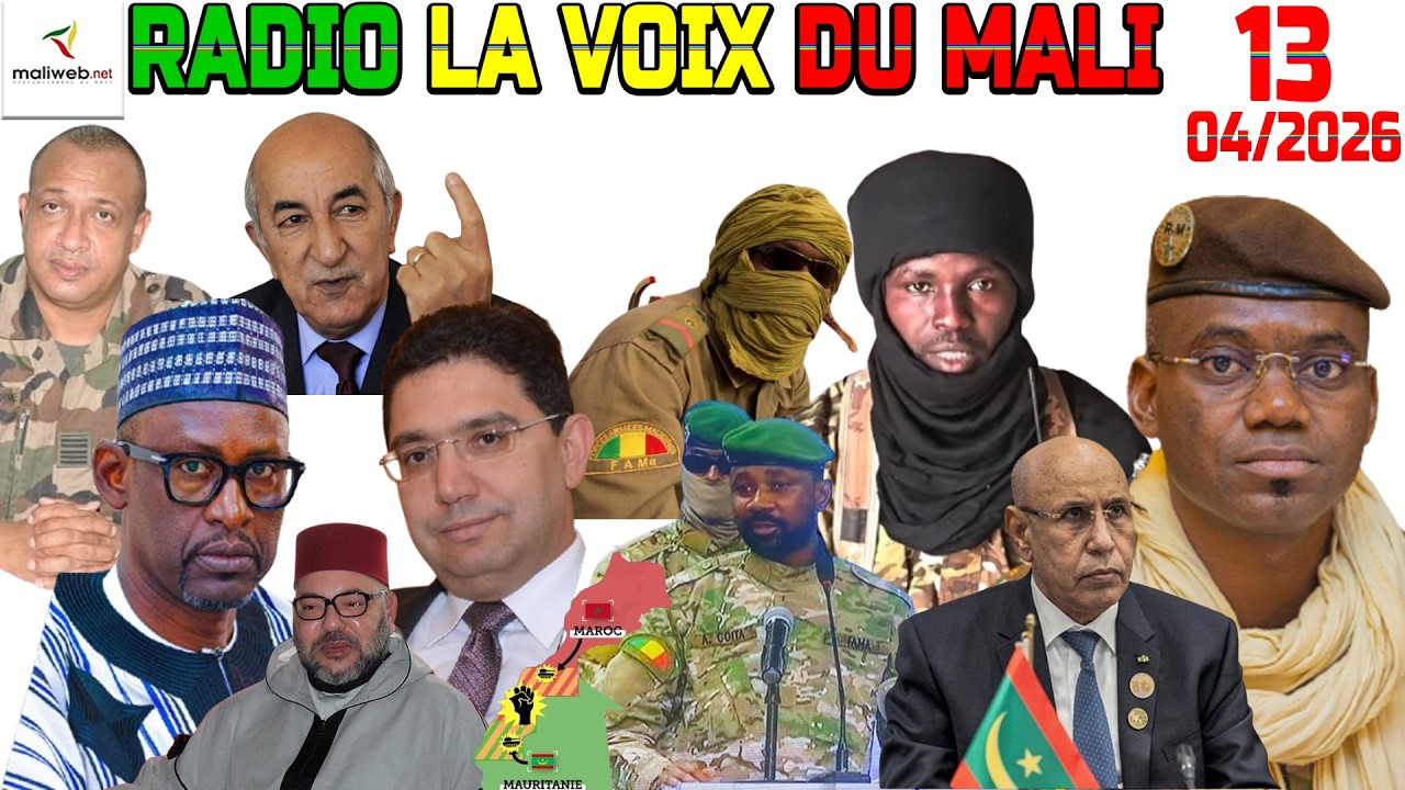 La Revue de Presse de la RADIO LA VOIX DU MALI du 13 Avril 2026