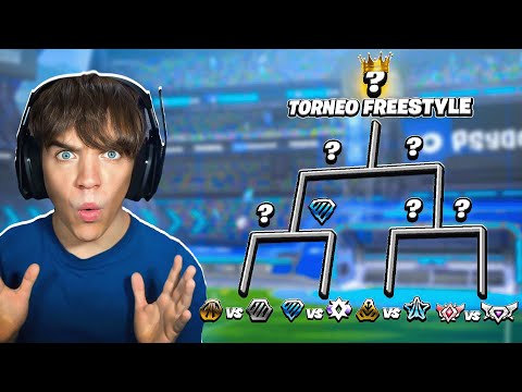 I held a Freestyle Tournament with ALL Rocket League Ranks