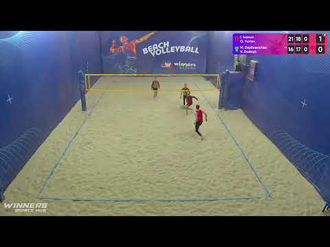 23:55 I. Ivanov / O. Yurtov - M. Zapliusvichka / V. Dudnyk 06.01.2023 | Winners Beach Volleyball