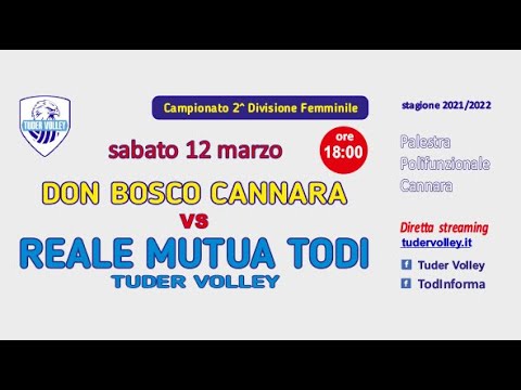 Seconda Divisione Femminile girone C -  DON BOSCO CANNARA vs REALE MUTUA TODI TUDER VOLLEY
