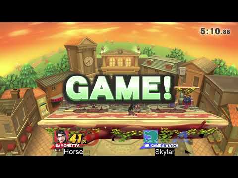 [Singles Losers Quarters] Horse (Bayonetta) vs Skylar (Mr  Game and Watch) - STtS