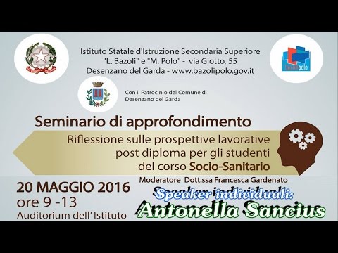 Seminario sul SOC-SAN: Speaker individuali (Sancius)