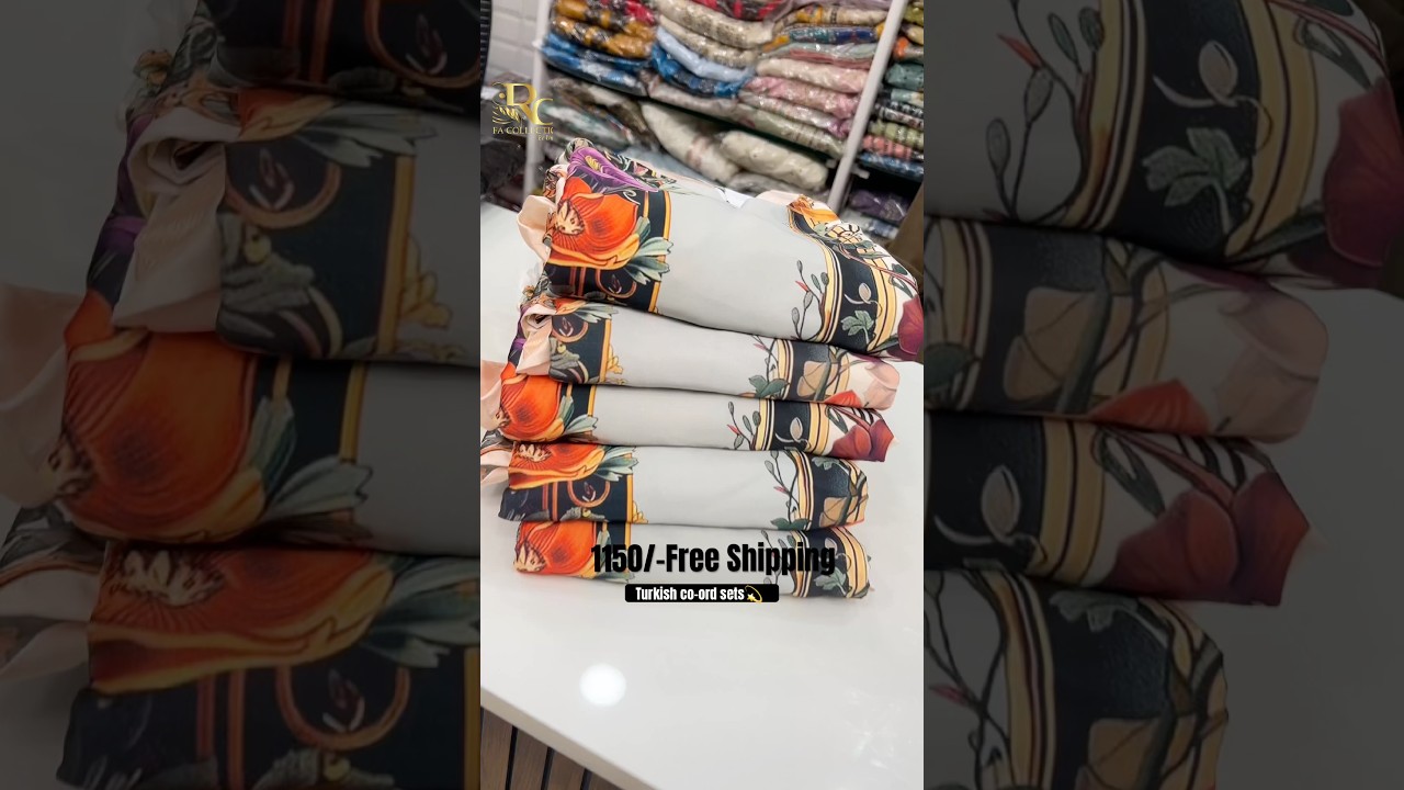 “Luxury Imported Satin Turkish Co-ord Sets ✨ | Elegant Printed Co-ords for a Chic Look”💫💃🏻🌺