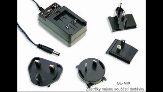 Mean Well GE12I09-P1J Síťový adaptér 12W 9V
