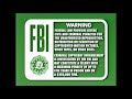 Green FBI Warning Walt Disney Home Video Pixar Animation Studios A Bug S Life Variant Redo