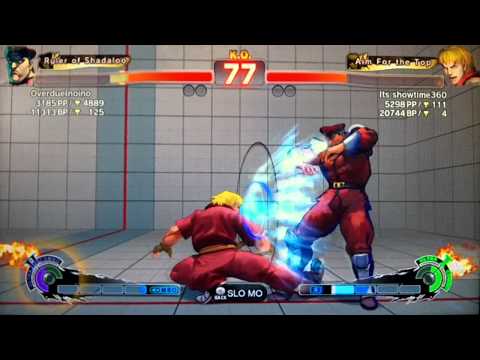 SSF4 AE:2012 Overduelnoino (Bison) vs Its showtime 360 (Ken)