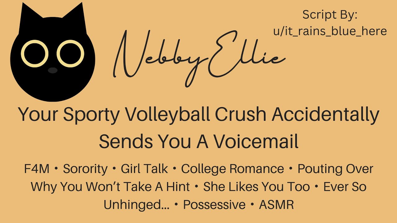 [F4M] Your Sporty Volleyball Crush Accidentally Sends You A Voicemail [College Romance] ASMR