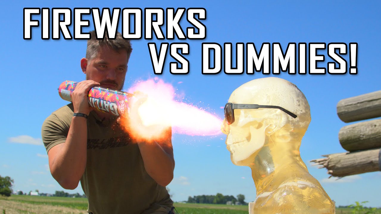 Firework Injuries in Slow Motion! - Ballistic High-Speed