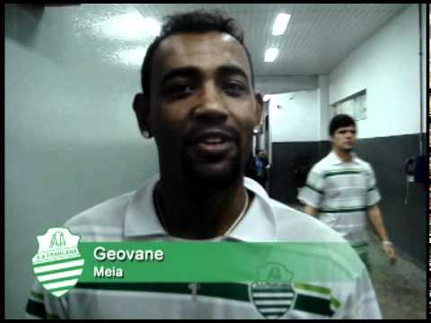 Geovane comentando a vitória Comercial 1 x 2 Francana