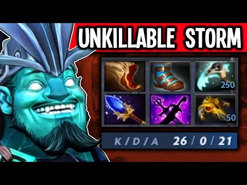 26 Kills 0 Death Storm Spirit Immortal Rank Game | Dota 2 Pro Gameplay