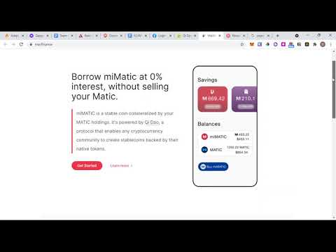 Mai Finance - Create a Stable Coin Backed By Your Project Token On Matic