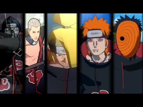 All Akatsuki Ultimate Jutsus Evolution in Naruto Ultimate Ninja Series