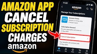 How to disable monthly subscription charges via the Amazon app - Step By Step