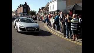 preview picture of video 'Supercar Parade - Wilmslow Motor Show'