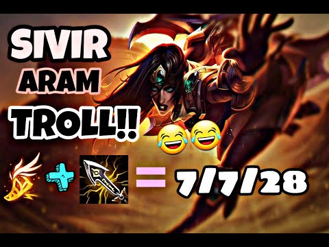 || LEAGUE OF LEGEND ||Sivir TROLL with Fleet Footwork❓❗❗ Sivir ARAM - league of legends