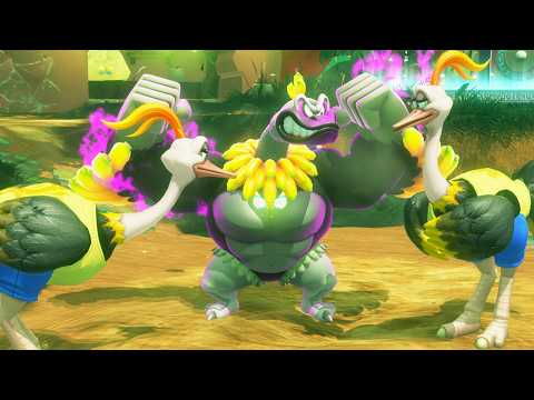 Donkey Kong Bananza - 100% Walkthrough Part 7 - Forest Layer (All Bananas & Fossils)