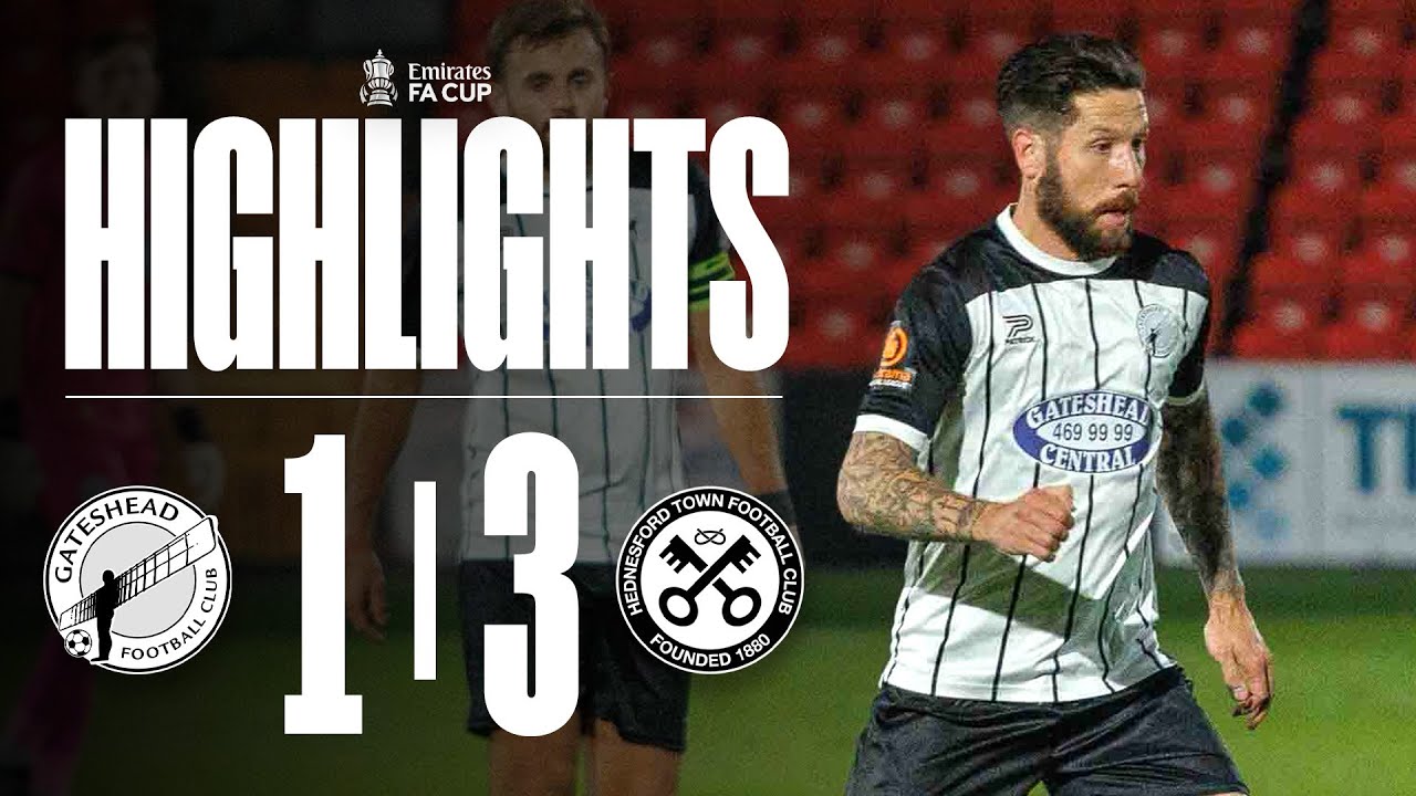 Heed exit FA Cup in Hednesford defeat | Gateshead 1-3 Hednesford Town | HIGHLIGHTS