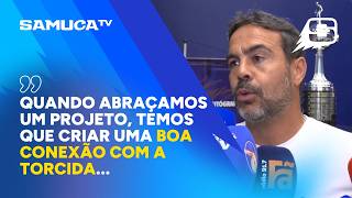 ARTUR JORGE FALA SOBRE COLEÇÃO DE CAMISAS DO CRUZEIRO COM SEU NOME E PROJETA AMISTOSO COM O GRÊMIO