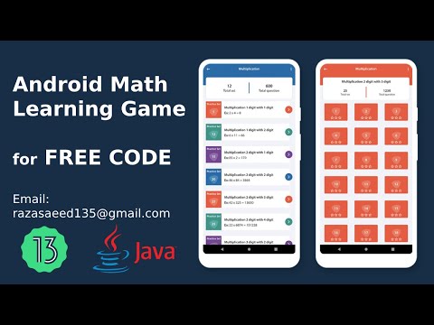 Free Math Learning Quiz Game Source Code Java Sdk 33 Freesourcecode Androidstudio Android13