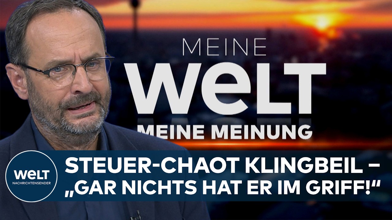 MEINE WELT, MEINEN MEINUNG: Peter Tiede ‒ Klare Kante zu Klingbeil-Chaos bei der Tabaksteuer