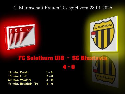 Frauen Testspiel FC  Solothurn U18  - SC Blustavia