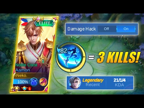AAMON 1 ULTIMATE 3 KILLS USING THIS BROKEN BUILD!🔥 AAMON BEST BUILD 2022