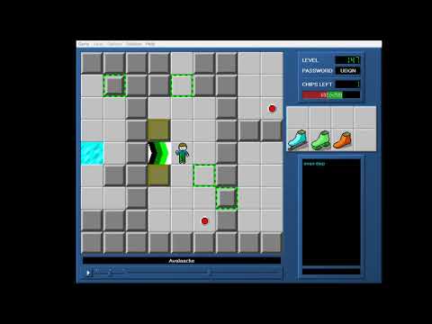 CCLP3 level 147 solution - 433 seconds
