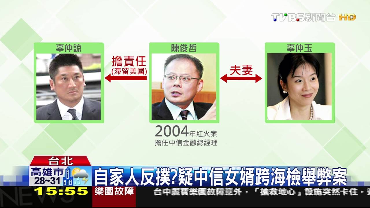 自家人反撲？　疑中信女婿跨海檢舉弊案