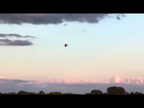F-22 Raptor going nuts at Oshkosh Air Show.