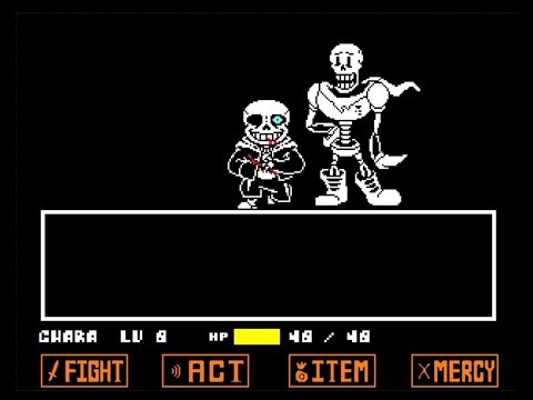 Genocide Papyrus Fight | Undertale FanGame | JOEL555_YT