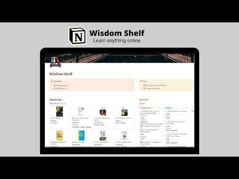 Wisdom Shelf | Prototion | Buy Notion Template