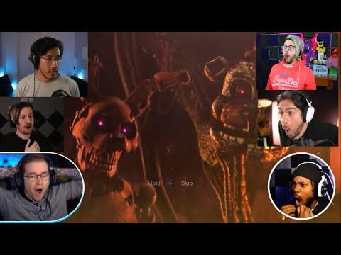 Gamer's React to Afton Ending | Fnaf Security Breach