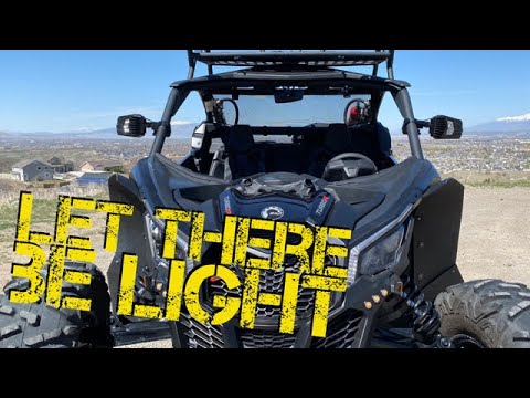 YouTube video about: Can am mirrors with lights?