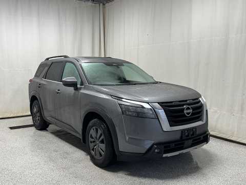 2024 Nissan Pathfinder in Gray for sale at Park Mazda in Sherwood Park, AB