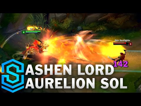 Ashen Lord Aurelion Sol Skin Spotlight - League of Legends