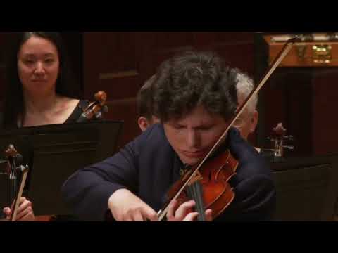 Augustin Hadelich plays his own cadenza to Paganini Violin Concerto No. 1 (2020)