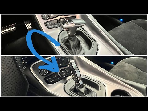 Installing a Hurst shifter on a Challenger! Love this mod!