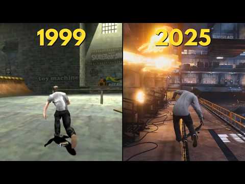 Tony Hawk’s Games Evolution (1999-2025)
