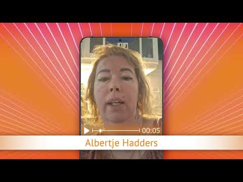 TV Oranje app videoboodschap - Albertje Hadders
